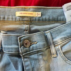 Levi's Light Blue Skinny Jeans